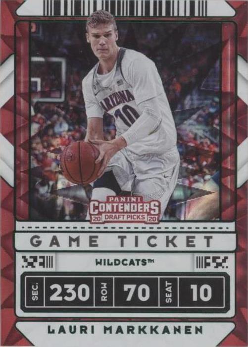 Selecciones del draft Panini Contenders 2020-21 - Lauri Markkanen #26