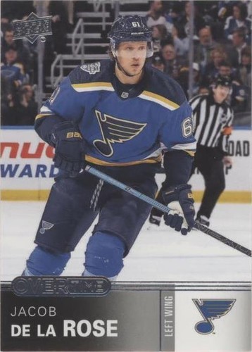 2019-20 Upper Deck Overtime - Jacob De La Rose #156