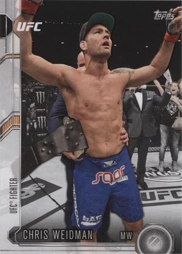 2015 Topps UFC Chronicles - Chris Weidman #120