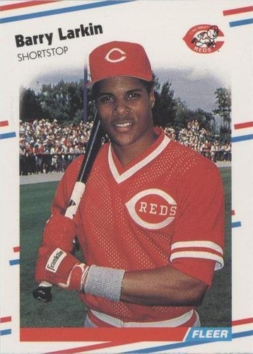 メジャーリーグ　カード　Barry Larkin 1988 Fleer Baseball Card #239 Barry Larkin Cincinnati Reds