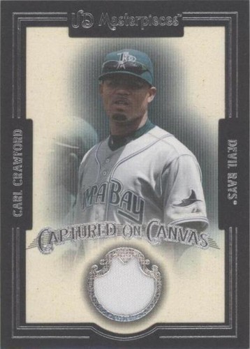 2007 UD Masterpieces - Carl Crawford #CC-CC