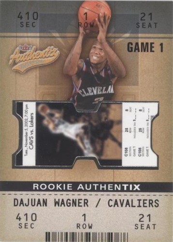 2002-03 Fleer Authentix - Dajuan Wagner #108