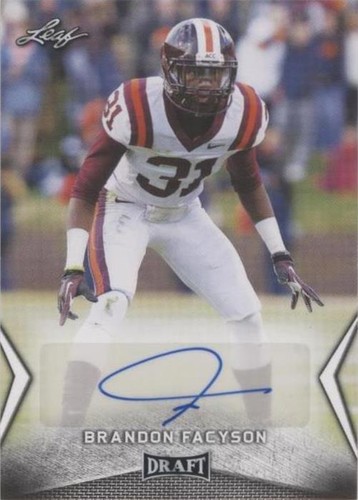 2018 Leaf Draft Brandon Facyson #BA-BF1