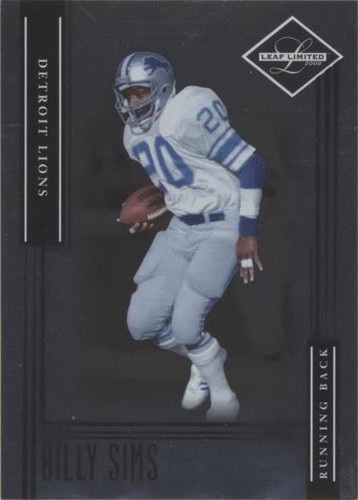 2006 Leaf Limited Billy Sims #134
