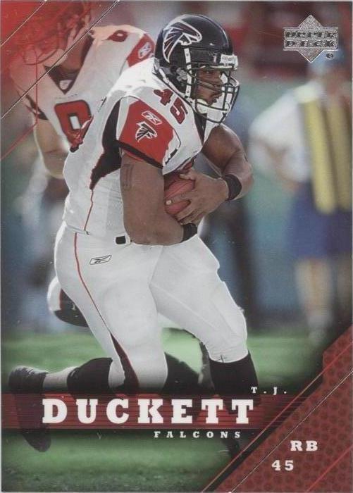 2005 Upper Deck T.J. Duckett #9