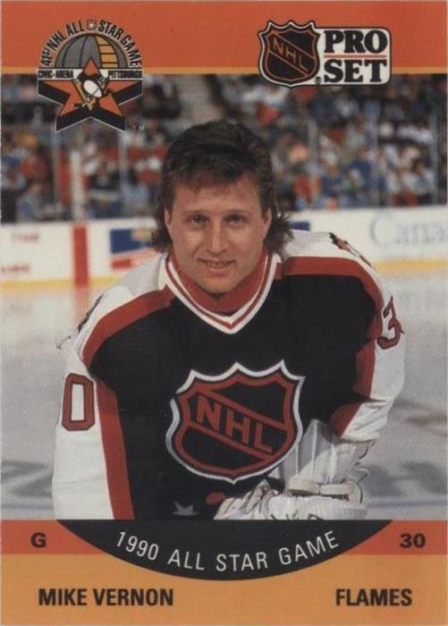 1990-91 Pro Set - Mike Vernon #338