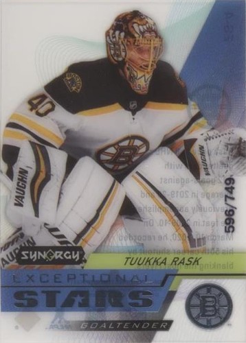 2020-21 Upper Deck Synergy - Tuukka Rask #ES-4