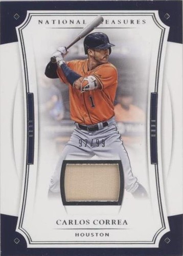 2017 Panini National Treasures - Carlos Correa #96