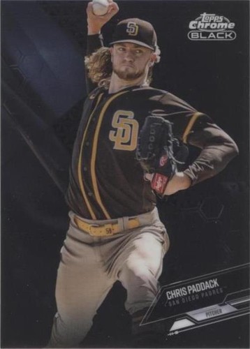 2021 Topps Chrome Black - Chris Paddack #92