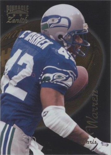 1996 Pinnacle Zenith Chris Warren #Z-25