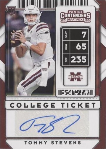 2020 Panini Contenders Draft Picks Tommy Stevens #221