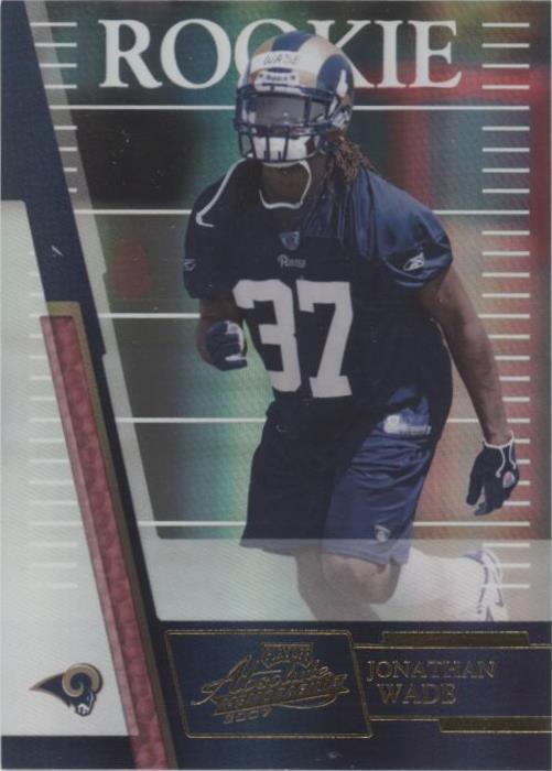 2007 Playoff Absolute Memorabilia Jonathan Wade #179
