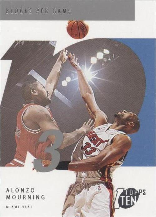 2002-03 Topps Ten - Alonzo Mourning #43