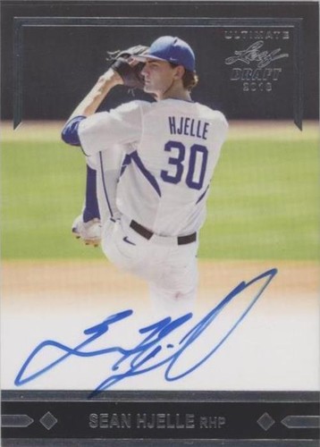 2018 Leaf Ultimate Draft - Sean Hjelle #GLR-SH1