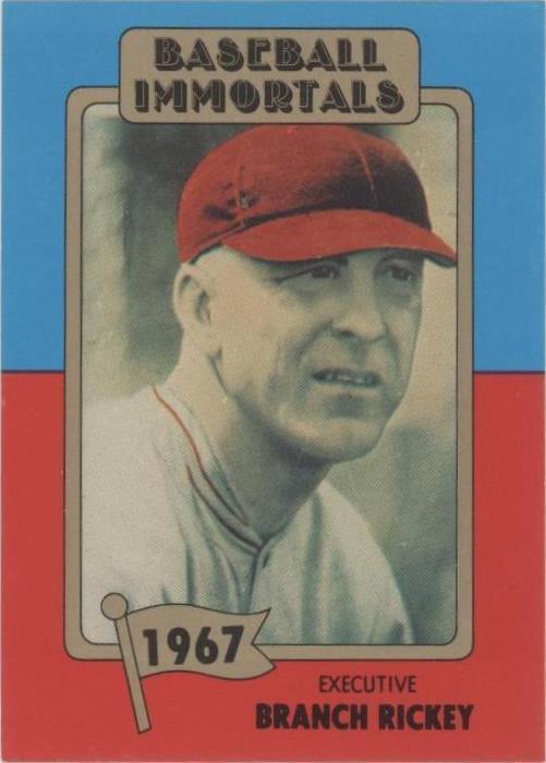 1980-87 SSPC Baseball Immortals - Branch Rickey #105