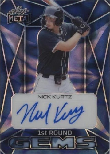 Nick Kurtz - 2025 Prizm Baseball Prospect Signatures RC Autograph