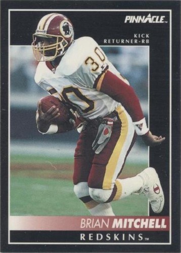 1992 Pinnacle Brian Mitchell #60