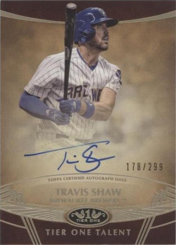 2019 Topps Tier One - Travis Shaw #TTA-TSH