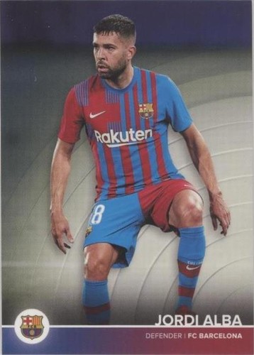 2021-22 Topps FC Barcelona Team Set Jordi Alba #6