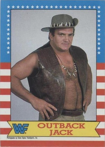 1987 Topps WWF - Outback Jack #14