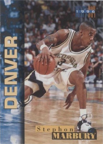 1996 Score Board Draft Day - Stephon Marbury #3C