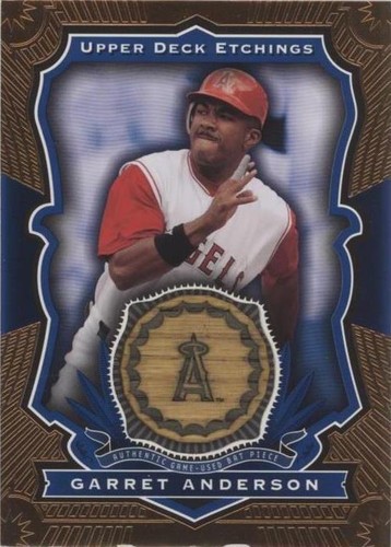 2004 Upper Deck Etchings - Garret Anderson #BE-GA
