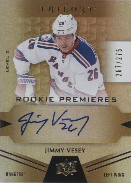 2016-17 Upper Deck Trilogy - Jimmy Vesey #88