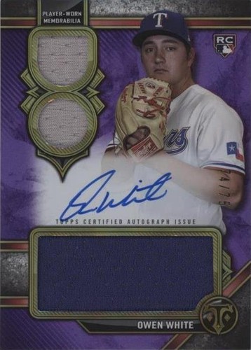 2024 Topps Triple Threads - Owen White #RAR-OW