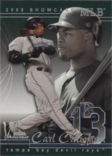 2005 Fleer Showcase - Carl Crawford #66