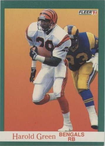 1991 Fleer Harold Green #22