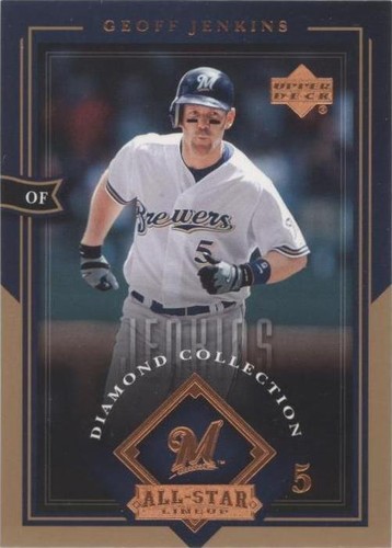 2004 Upper Deck Diamond Collection All-Star Lineup - Geoff Jenkins #47