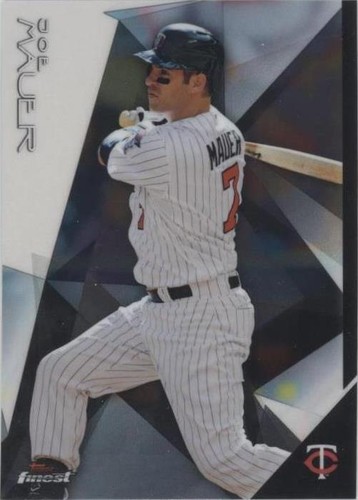 2015 Topps Finest - Joe Mauer #10