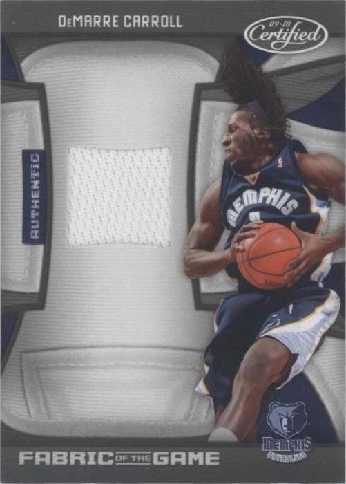Certificado Panini 2009-10 - DeMarre Carroll #FOG-DC