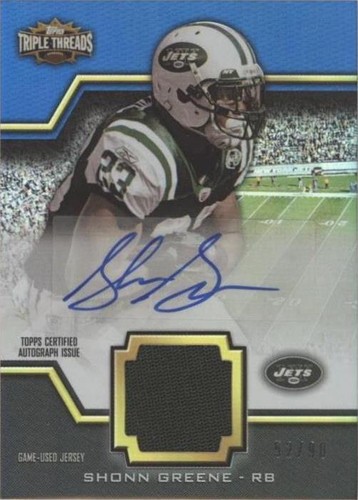 2011 Topps Triple Threads Shonn Greene #TTUAR-28