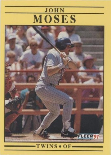 1991 Fleer - John Moses #619