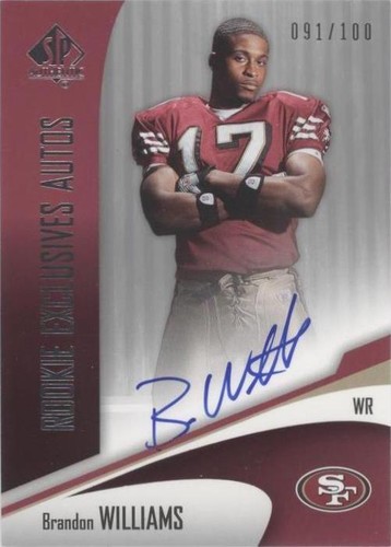 2006 SP Authentic Brandon Williams #REA-BW