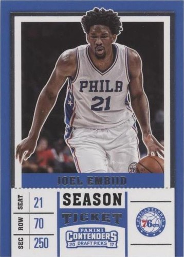 2017-18 Panini Contenders Draft Picks - Joel Embiid #25
