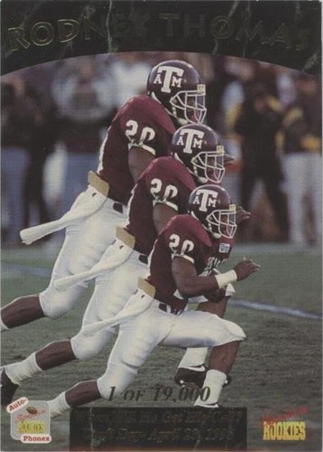 1995 Signature Rookies Auto-Phonex Rodney Thomas #15