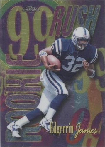 1999 Topps Chrome Edgerrin James #AE23