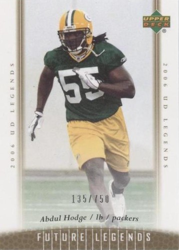 2006 UD Legends Abdul Hodge #102