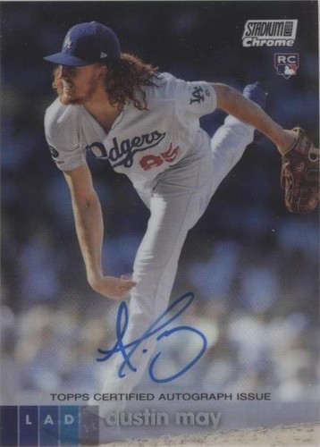 2020 Topps Stadium Club Chrome - Dustin May #CADM
