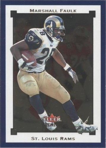 2002 Fleer Premium Marshall Faulk #68