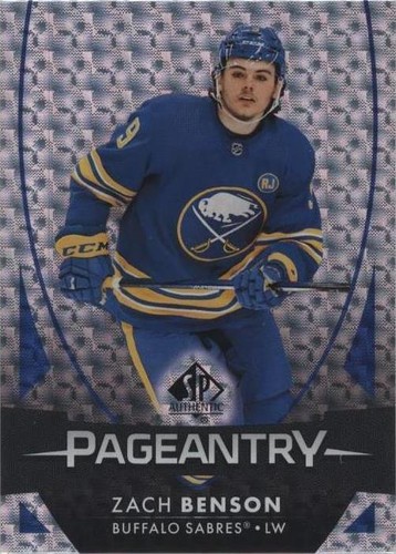 2023-24 Sp Authentic - Zach Benson #P-86