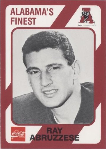1989 Collegiate Collection Alabama Crimson Tide Ray Abruzzese #225