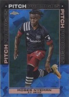 2021 Topps Chrome MLS Sapphire Edition Moses Nyeman #176