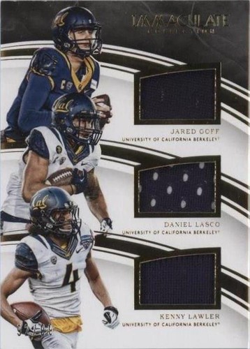 2016 Panini Immaculate Collection Collegiate Daniel Lasco Jared Goff Kenny Lawler #3