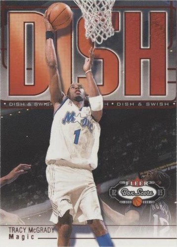 2002-03 Fleer Box Score - Tracy McGrady #5D&S