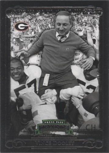 2008 Press Pass Legends Vince Dooley #61