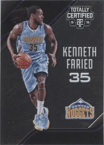 2015-16 Panini Totally Certified - Kenneth Faried #139