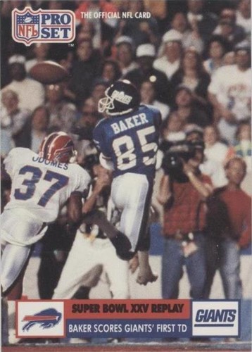 1991 Pro Set Stephen Baker #49